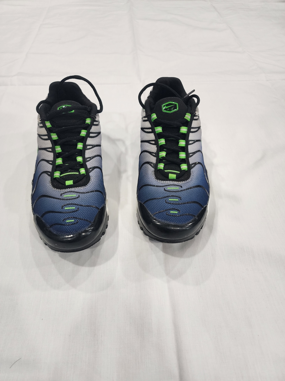 Nike Gradient Blue and Neon Green Men's Sneakers